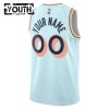 Dječji NBA Dres San Antonio Spurs Personalizirani Nike 2024-25 City Edition Plava Swingman